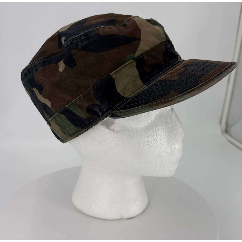 US Military Issue BDU Combat Cap Hat Winter Ear Flaps Size 6‎ 7/8